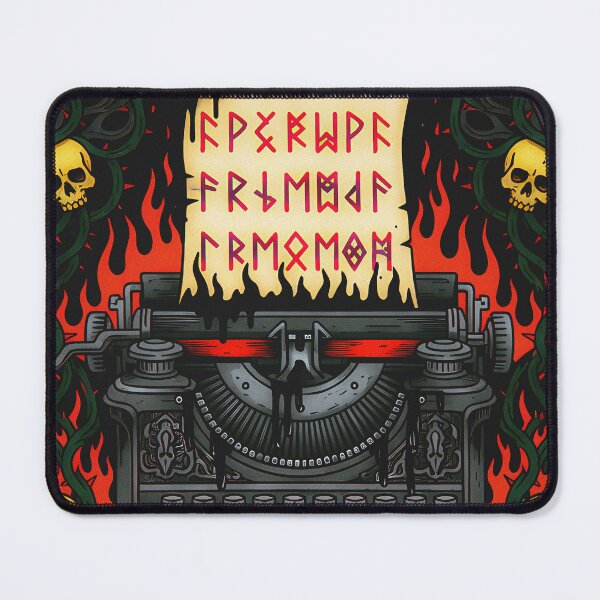 Item preview, Dark Script: Vintage Occult Typewriter designed and sold by CoffinsArt.