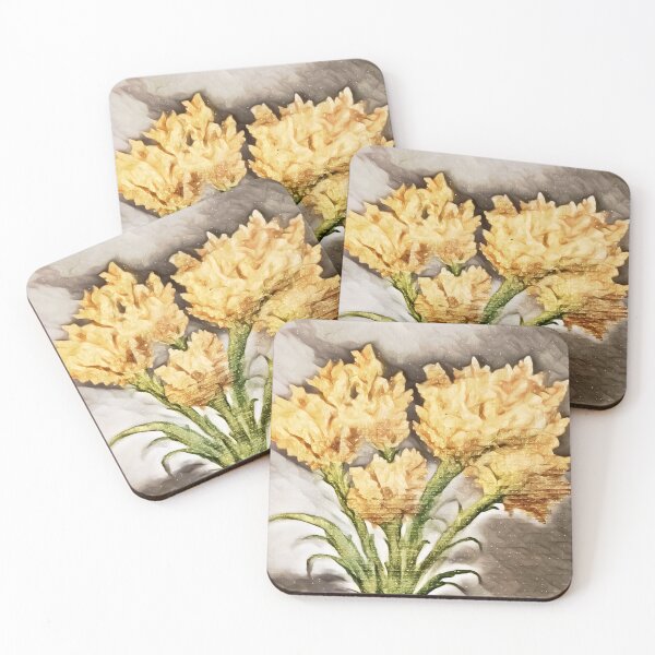 Item preview, Golden Flowers: A floral mix watercolour design  designed and sold by Art-by-Nade.