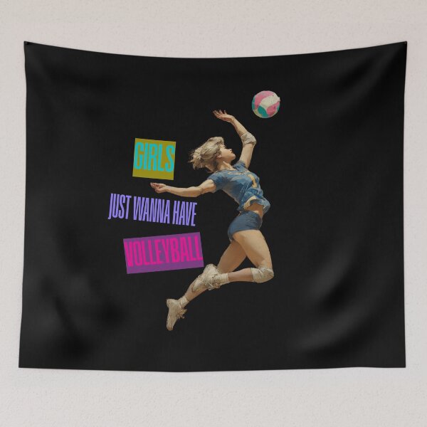 Item preview, Volleyball Opposite Hitter Shirt for Girls and Women Funny Volleyball Player Tee “Girls Just Wanna Have Volleyball” designed and sold by daila70.