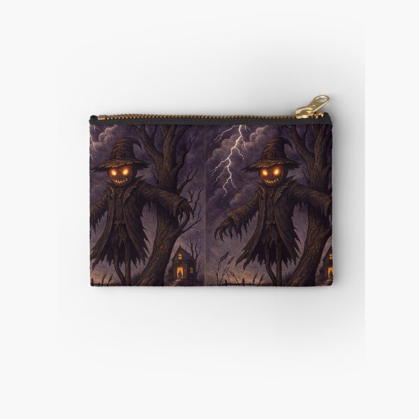 Item preview, Stormlit Pumpkinhead Scarecrow — Gothic Folk-Horror Night designed and sold by Karo-Vibe87.