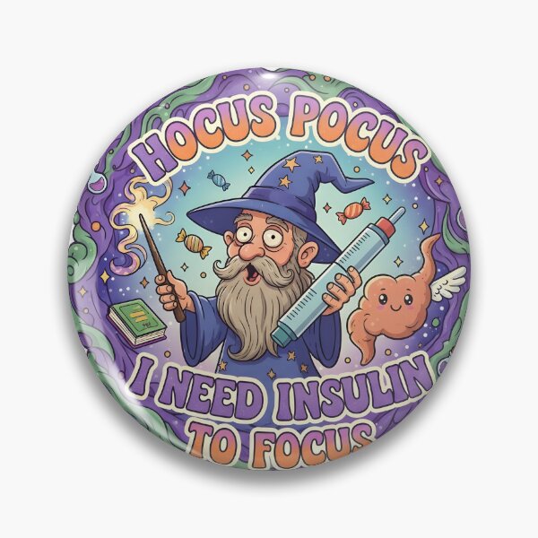 Item preview, Hocus Pocus I Need Insulin to Focus designed and sold by Perloth.