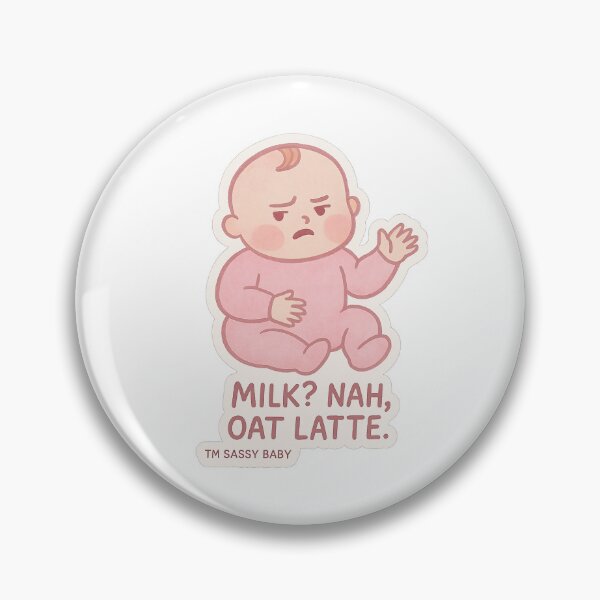 Item preview, Milk? Nah, oat latte. designed and sold by Le Monde De Rosie.