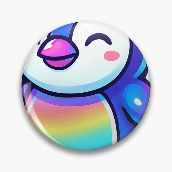 Item preview, Happy Rainbow Penguin designed and sold by ArtsyWishesShop.