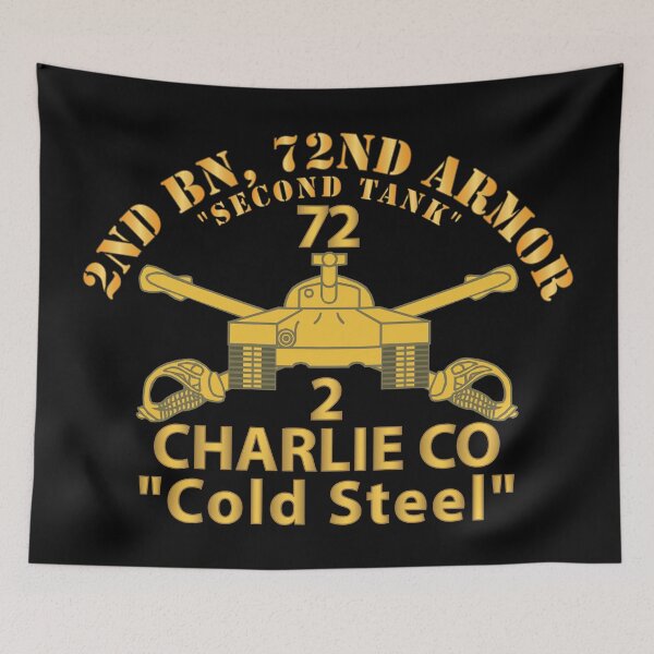 Item preview, Army - 2nd Bn, 72nd Armor - Second Tank - C  Co, Cold Steel - Armor Branch wo US Army X 300 designed and sold by Military Insignia Products.