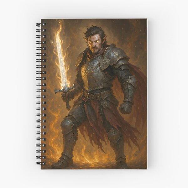 Item preview, The Emberblade Paladin designed and sold by Crain Fantasy Art.