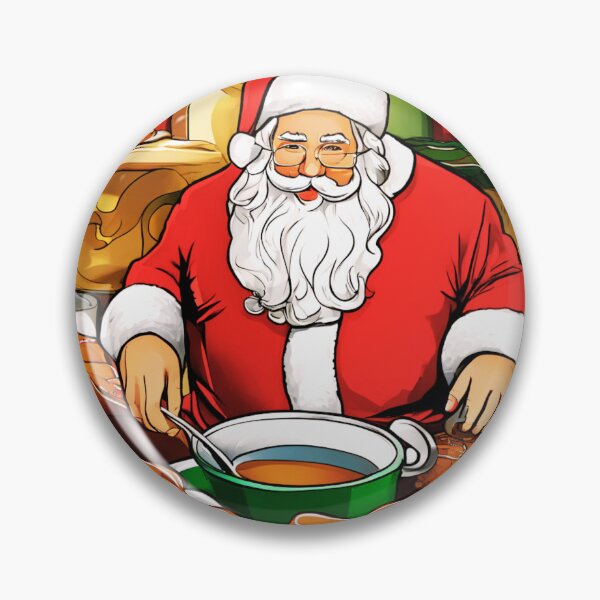 Artikelvorschau, Der Weihnachtsmann und die Lebkuchenmänner. entworfen und verkauft von Zofia Sosnecka.