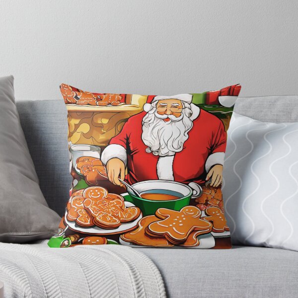Item preview, Santa and the Gingerbread Men. designed and sold by Zofia Sosnecka.