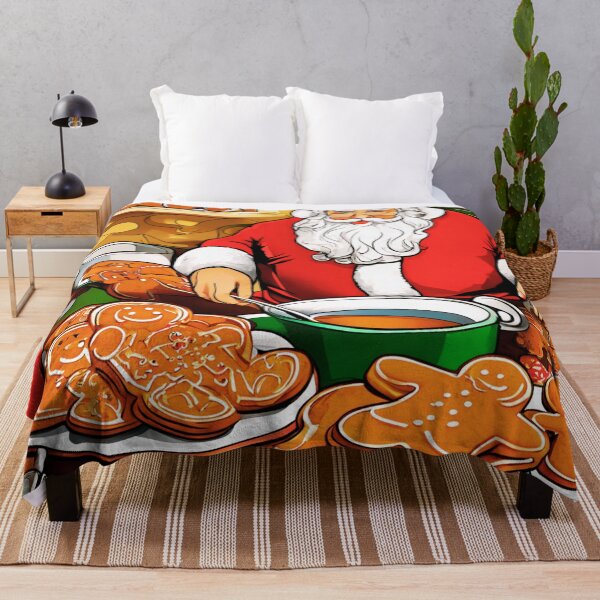 Item preview, Santa and the Gingerbread Men. designed and sold by Zofia Sosnecka.