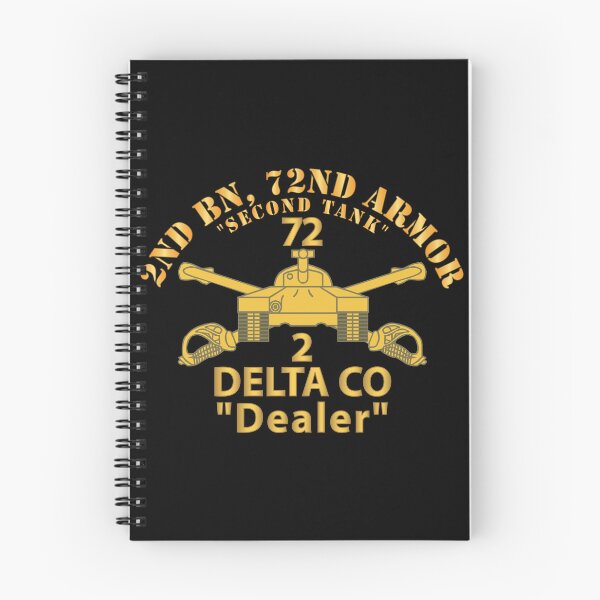 Item preview, Army - 2nd Bn, 72nd Armor - Second Tank - D Co, Dealer - Armor Branch wo US Army X 300 designed and sold by Military Insignia Products.