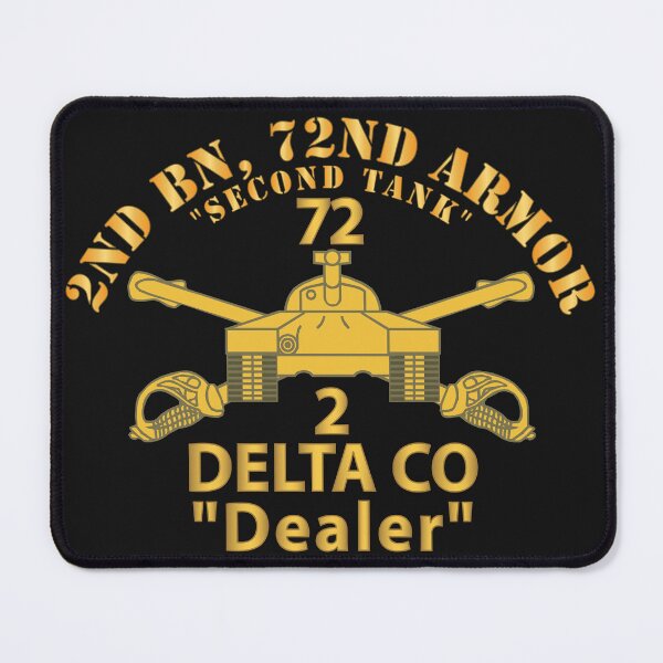 Item preview, Army - 2nd Bn, 72nd Armor - Second Tank - D  Co, Dealer - Armor Branch wo US Army X 300 designed and sold by Military Insignia Products.