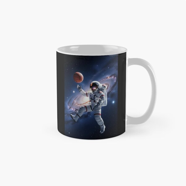 Artikelvorschau, Spaced Out Dunk: Astronauten-Basketball-Galaxie-Kunst entworfen und verkauft von NovaMoodCo.