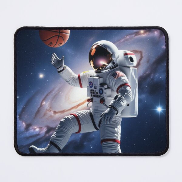 Item preview, Spaced Out Dunk: Astronaut Basketball Galaxy Art designed and sold by NovaMoodCo.