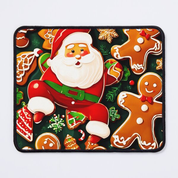 Item preview, Santa and the Gingerbread Men. designed and sold by Zofia Sosnecka.