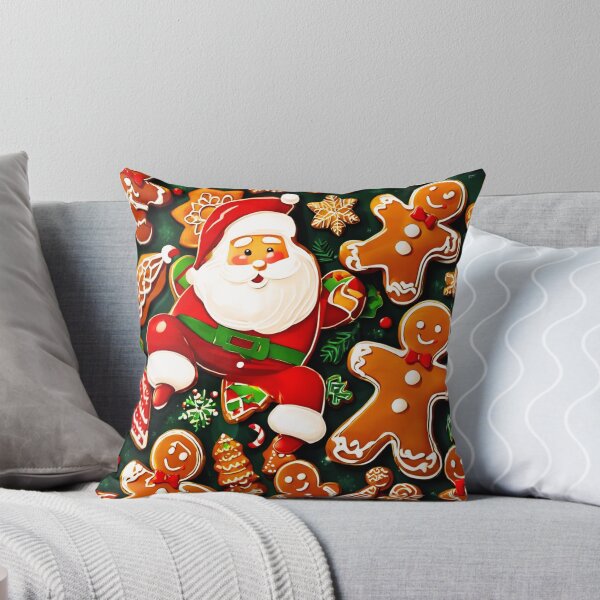 Item preview, Santa and the Gingerbread Men. designed and sold by Zofia Sosnecka.