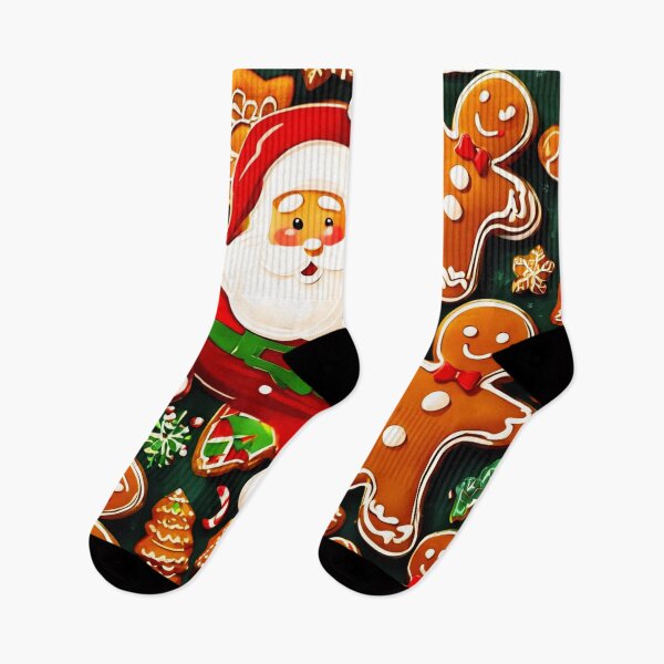 Item preview, Santa and the Gingerbread Men. designed and sold by Zofia Sosnecka.