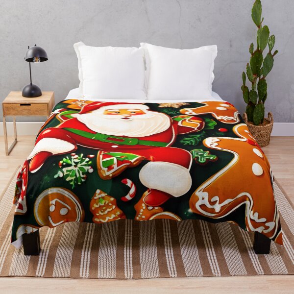 Item preview, Santa and the Gingerbread Men. designed and sold by Zofia Sosnecka.