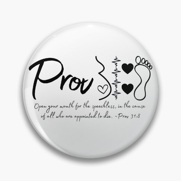 Item preview, Proverbs 31:8 designed and sold by LoveGraceValor.