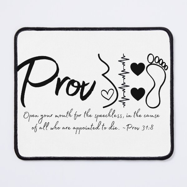 Item preview, Proverbs 31:8 designed and sold by LoveGraceValor.