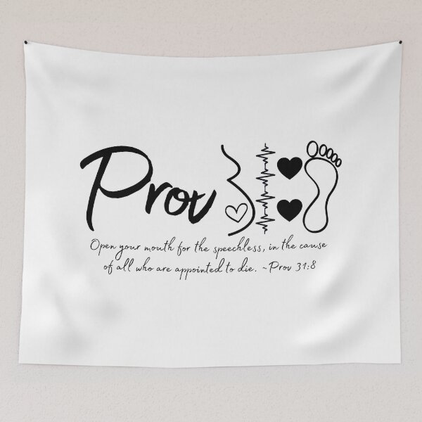 Item preview, Proverbs 31:8 designed and sold by LoveGraceValor.