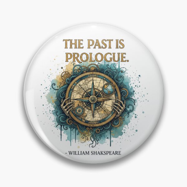 Item preview, Shakespeare "The Past Is Prologue" T-Shirt - Literary History Quote designed and sold by Boski22.