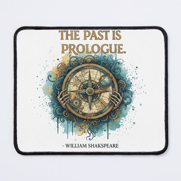 Item preview, Shakespeare "The Past Is Prologue" T-Shirt - Literary History Quote designed and sold by Boski22.