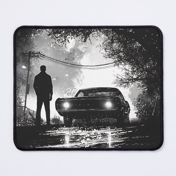 Item preview, Drive. MIssion. Her. | Noir | Black & White | Retro Times | 300DPI | HD poster designed and sold by MetroEnvision.