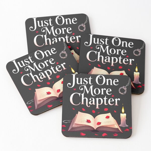 Item preview, Just One More Chapter | Dark Romance Reader Design – Crimson Edition designed and sold by Petal & Flame.