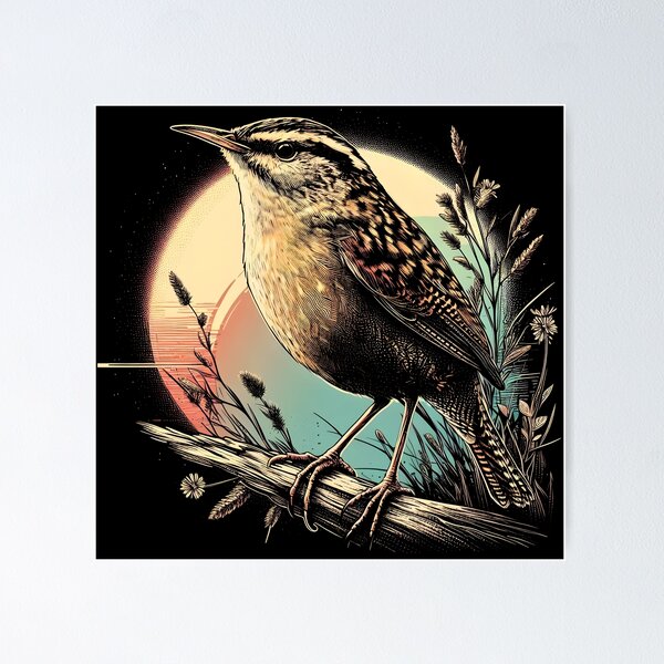 Item preview, Marsh Wren 7 designed and sold by theAVIARY7.