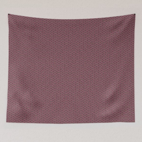 Item preview, Geometric Hexagon Shape Pattern in Crimson designed and sold by Artistestella.