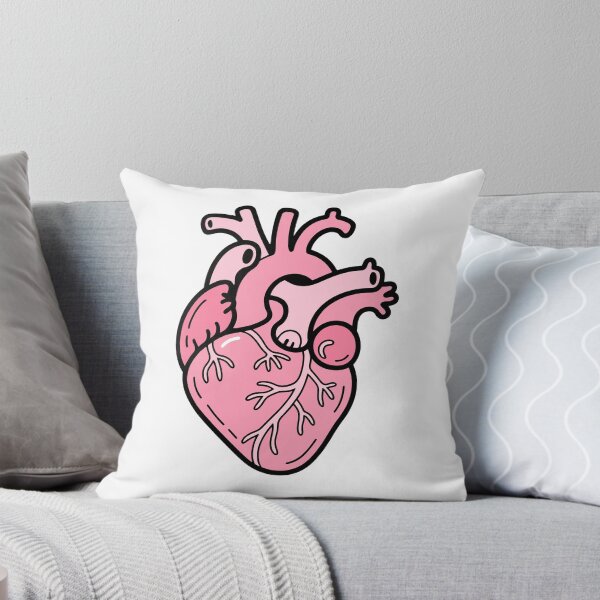 Item preview, Pink Anatomical Heart Illustration – Clean Minimal Medical Art designed and sold by EmeraldeaArt.