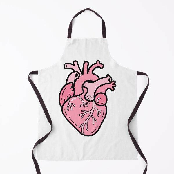 Item preview, Pink Anatomical Heart Illustration – Clean Minimal Medical Art designed and sold by EmeraldeaArt.