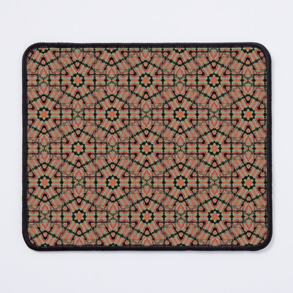 Item preview, Geometric Hexagon Shape Pattern in Burnt Orange designed and sold by Artistestella.