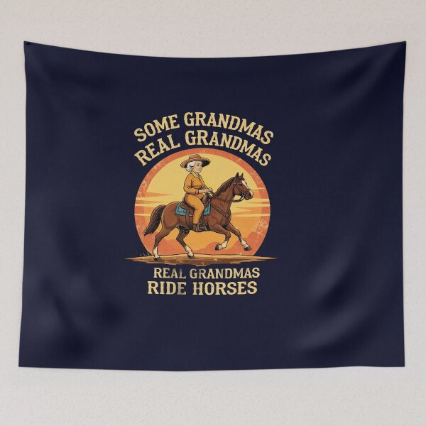 Item preview, Real grandmas ride horses designed and sold by ArteeInnovation.