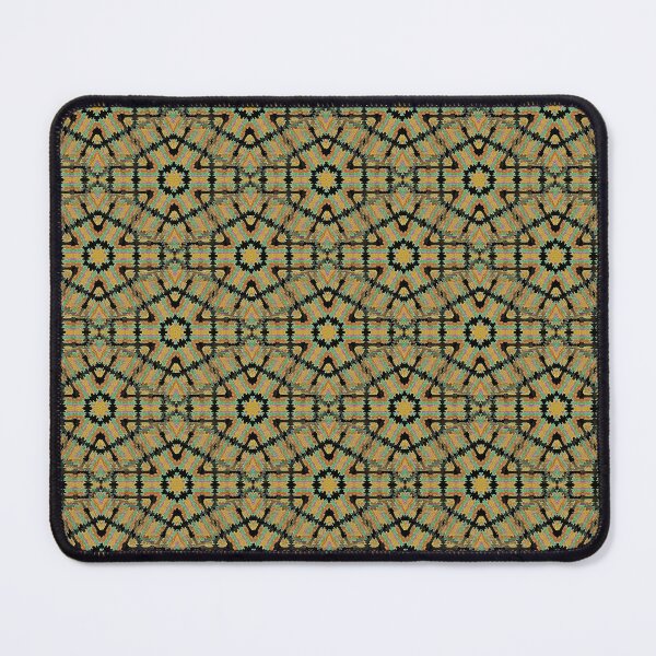 Item preview, Geometric Hexagon Shape Pattern in Yellow designed and sold by Artistestella.
