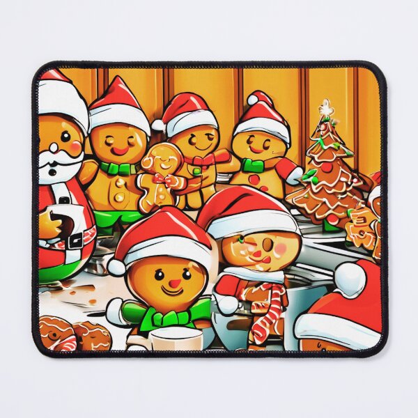 Item preview, Santa and the Gingerbread Men. designed and sold by Zofia Sosnecka.