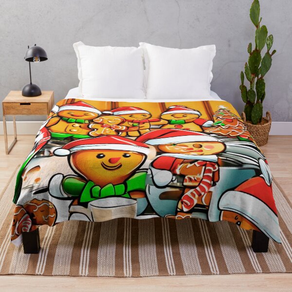 Item preview, Santa and the Gingerbread Men. designed and sold by Zofia Sosnecka.