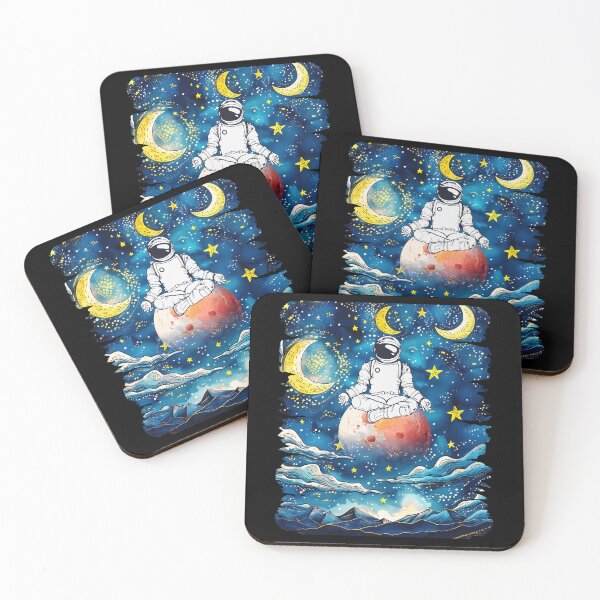 Item preview, Astronaut meditation - Space Astronaut Yoga designed and sold by MoSaid.