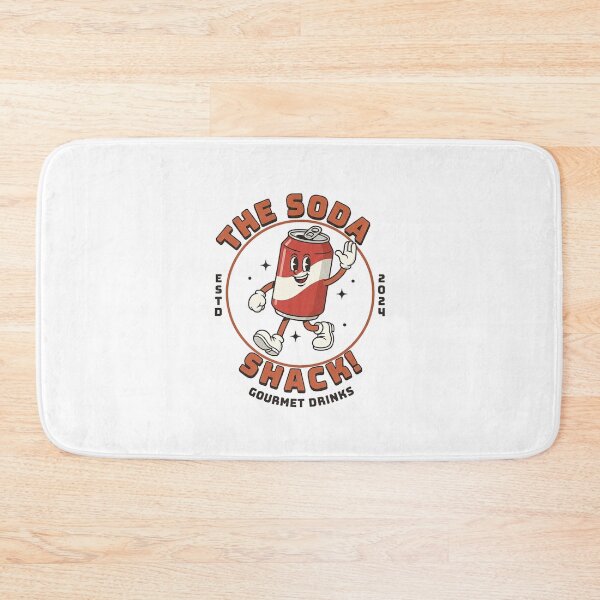 Item preview, The Soda Shack! Retro Drink Can Mascot designed and sold by HoopeStylee.