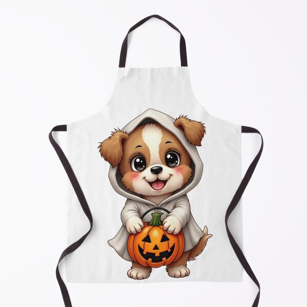 Item preview, Halloween Dog Ghost Costume Cute Spooky Puppy Trick or Treat Pumpkin designed and sold by ArtDesignTp.