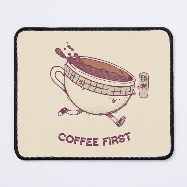 Item preview, Coffee First Kawaii Mug by Tobe Fonseca designed and sold by Tobe Fonseca®.