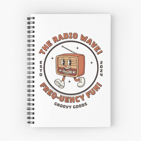 Item preview, The Radio Wave! Retro Vintage Transistor Radio Mascot designed and sold by HoopeStylee.