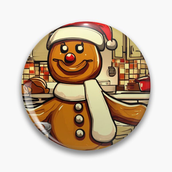 Artikelvorschau, Der Weihnachtsmann und die Lebkuchenmänner. entworfen und verkauft von Zofia Sosnecka.