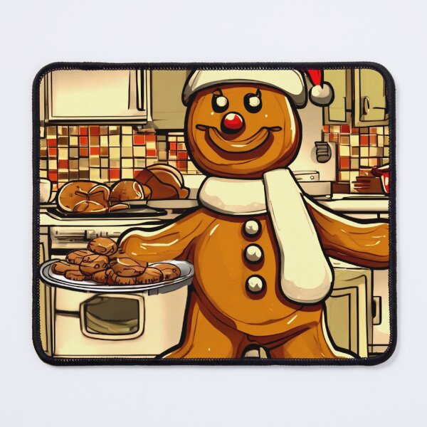 Item preview, Santa and the Gingerbread Men. designed and sold by Zofia Sosnecka.