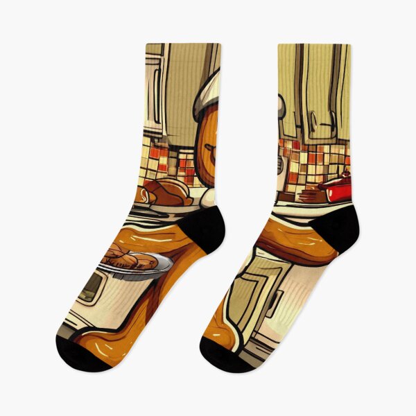 Item preview, Santa and the Gingerbread Men. designed and sold by Zofia Sosnecka.