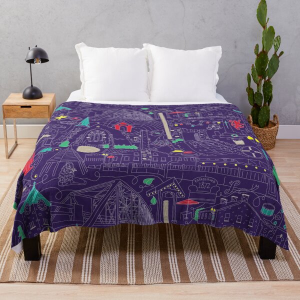 Item preview, Fergus Outlined - Indigo designed and sold by designedelora.