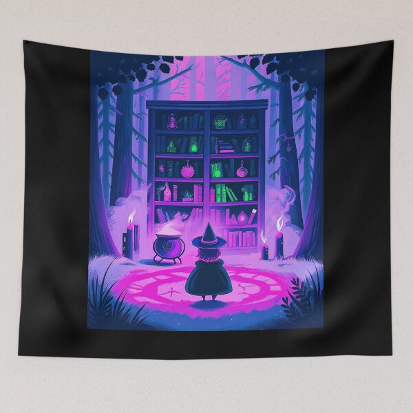 Item preview, Mystic Witch Library designed and sold by IreneCanovi.