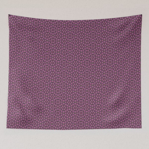 Item preview, Geometric Hexagon Shape Pattern in Pink designed and sold by Artistestella.