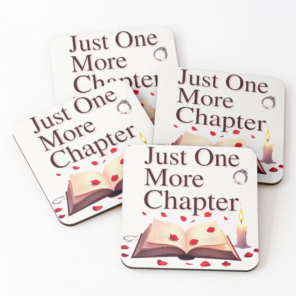 Item preview, Just One More Chapter | Spicy BookTok Reader Design – Light Edition designed and sold by Petal & Flame.
