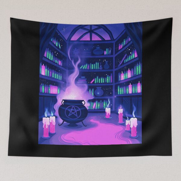 Item preview, Mystic Witch Library designed and sold by IreneCanovi.