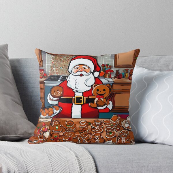Item preview, Santa and the Gingerbread Men. designed and sold by Zofia Sosnecka.